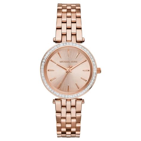 rose gold and chocolate michael kors watch|rose gold watch with numbers.